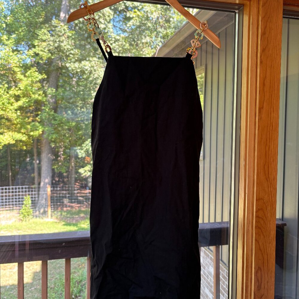 Easy Clothes Black Linen Dress - Picture 2 of 5